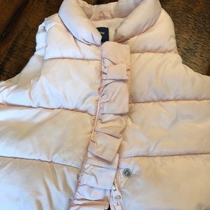 Gap Ruffle Vest Pink 6-12 Months
